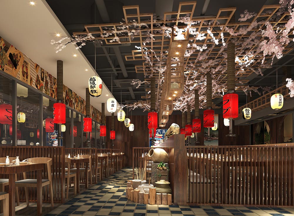 深圳東門(mén)日本餐廳裝修設(shè)計(jì)