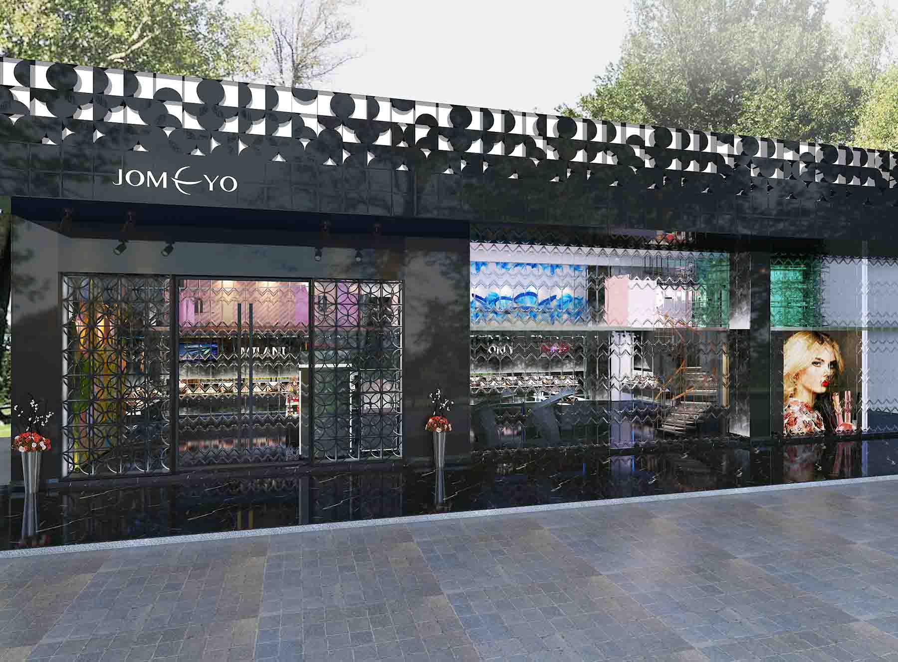 集美優(yōu)美妝店設(shè)計(jì)裝修 - 深圳裝修公司
