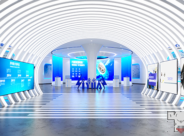 江西力源電池展廳設(shè)計(jì)裝修